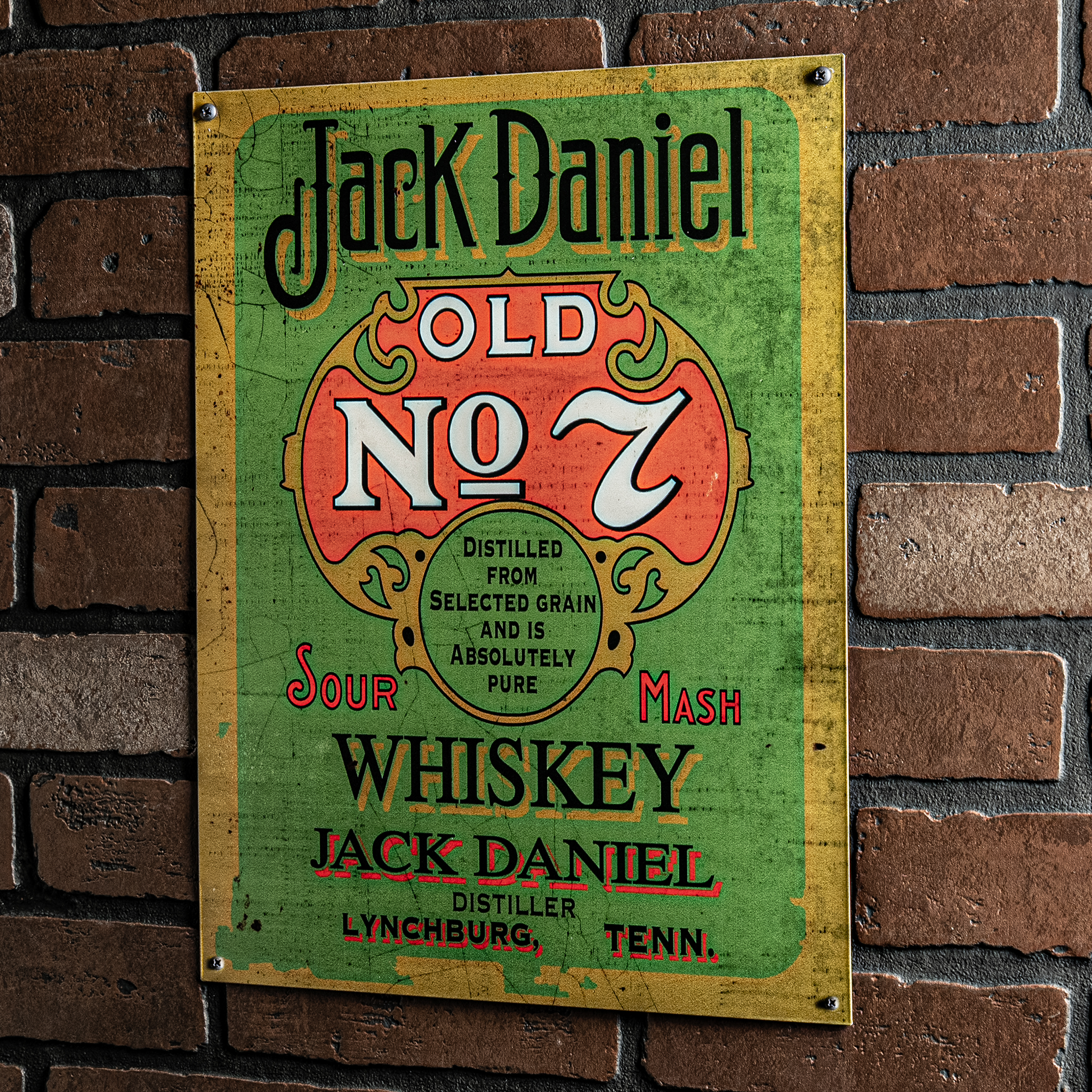 Jack Daniel's Sour Mash Tin Sign – Jack Daniel's Store Jack Daniel's Sour Mash Tin Sign – Jack Daniel's Store