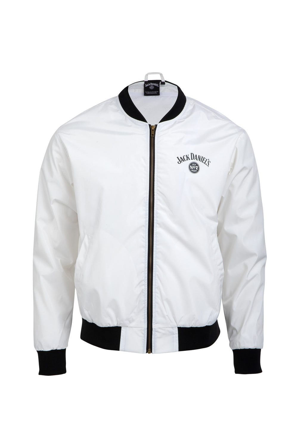 Jack Daniel's Classic White Bomber Jacket