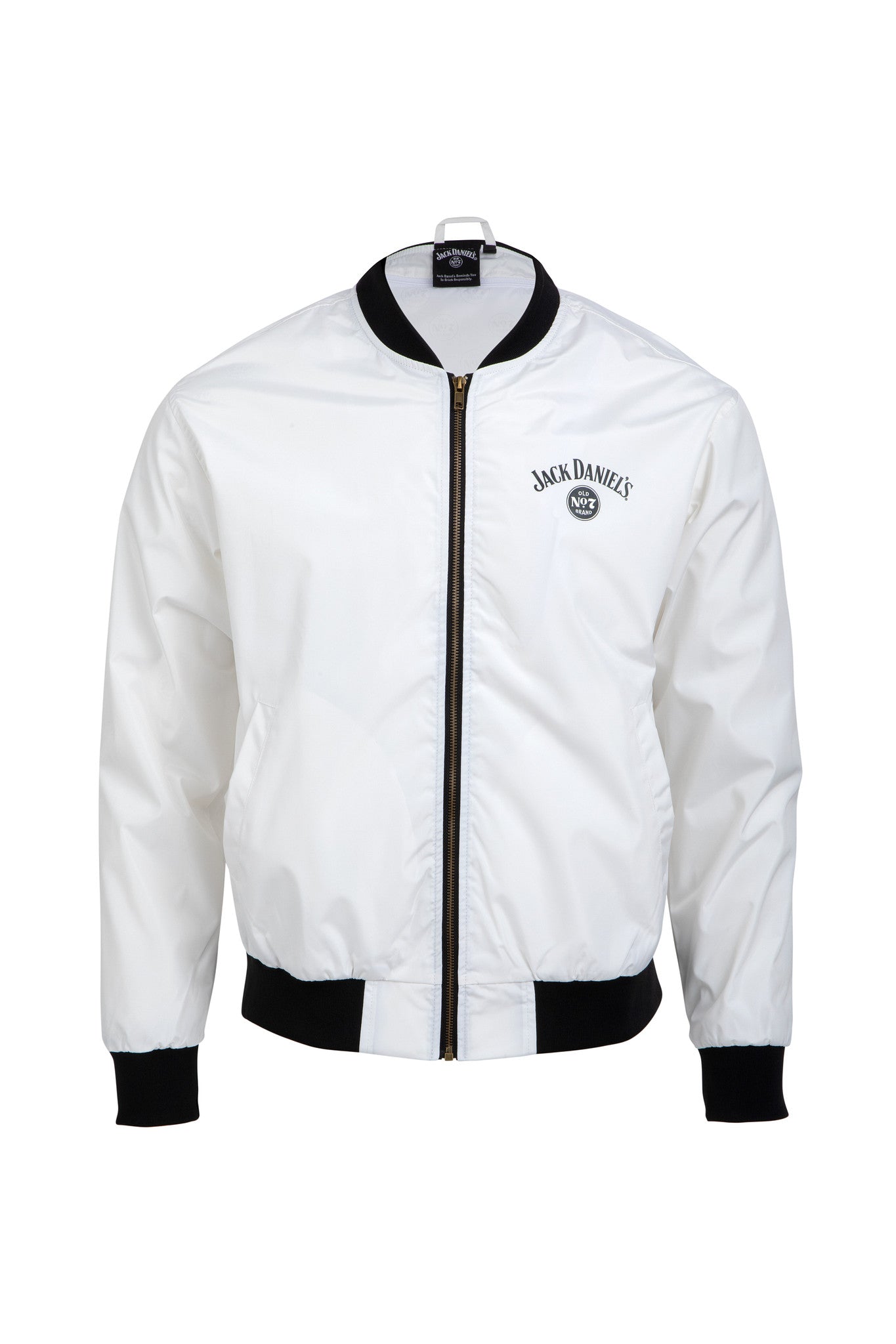 Jack Daniel's Classic White Bomber Jacket