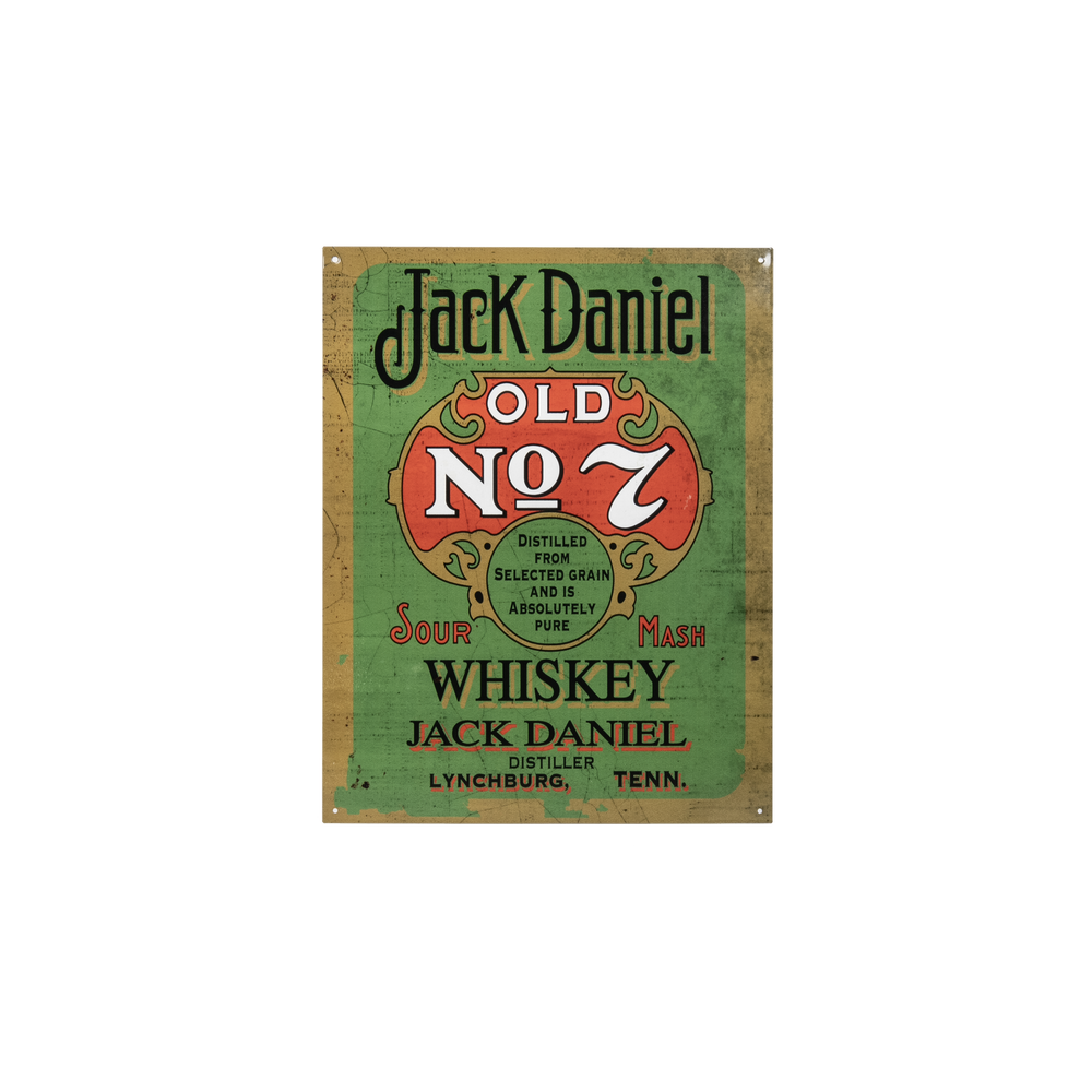 Jack Daniel's Sour Mash Tin Sign