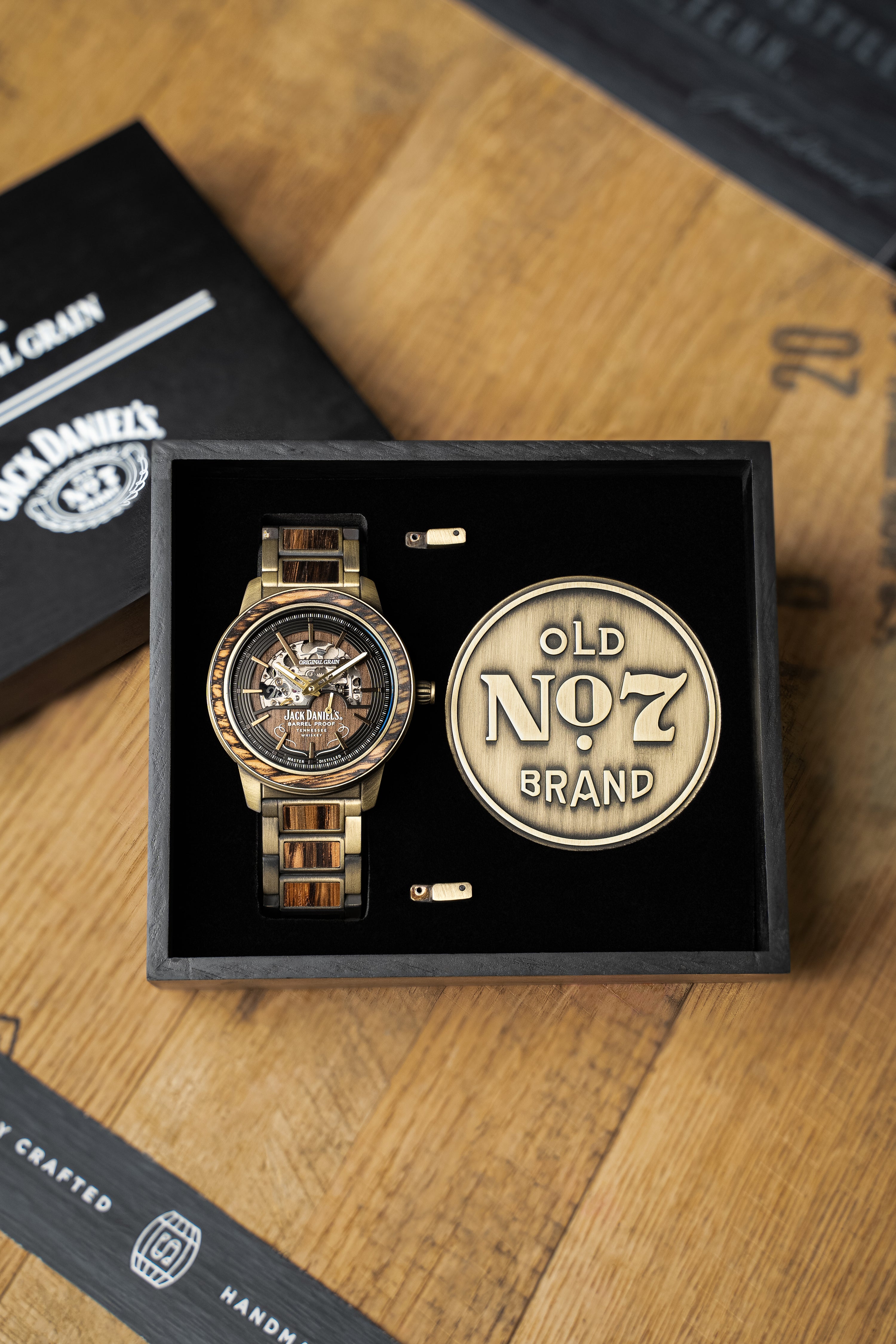 Jack Daniel's Single Barrel Proof Auto 46mm Watch